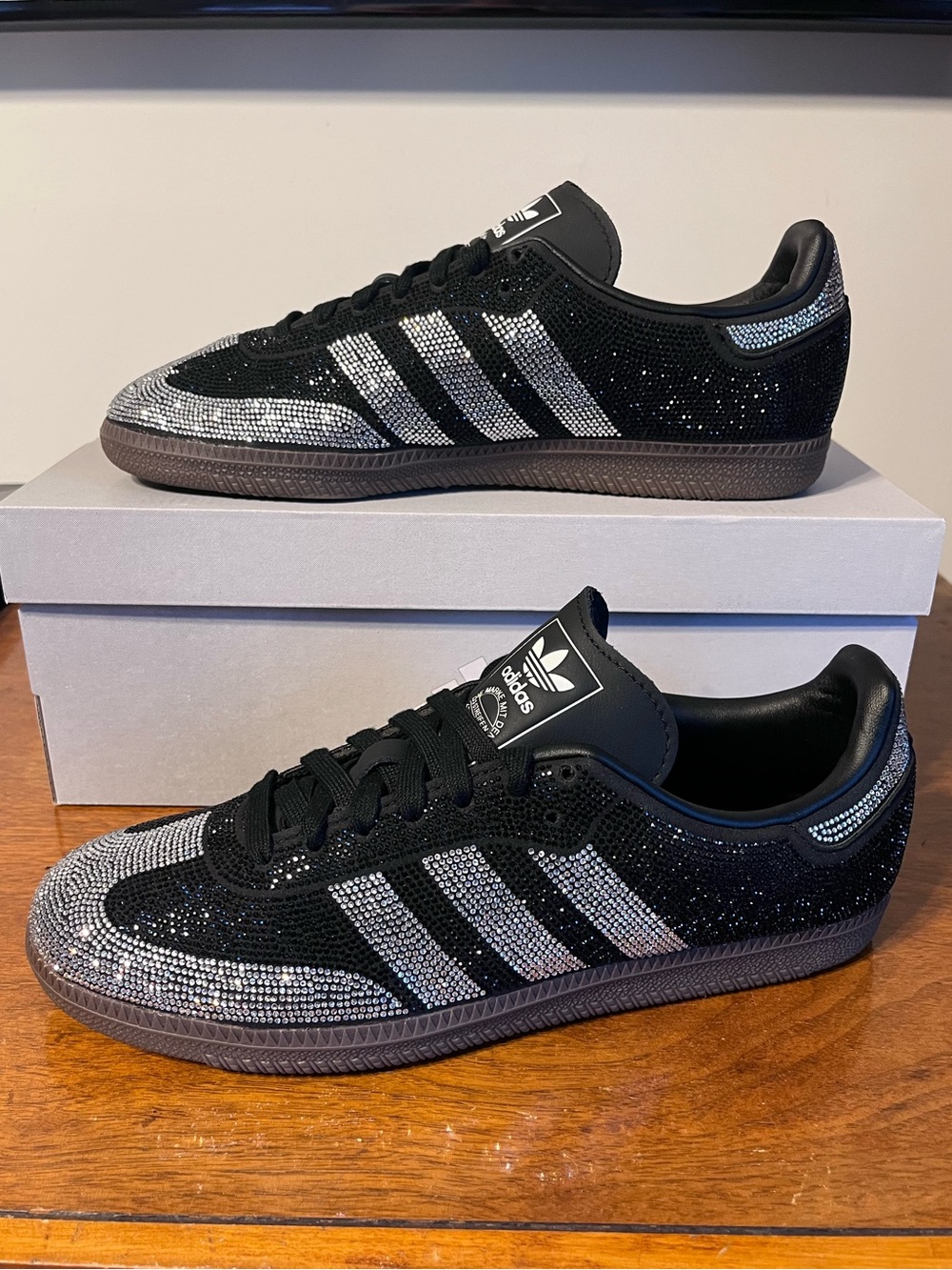 ADIDAS Women's Rhinestone Samba Shoes